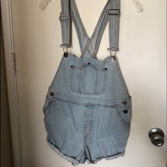 Brandy Melville timeless overall shorts! - Picture 1 of 5